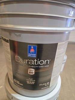 New! 15 gallons EXTERIOR FLAT GRAY also 5 gallons of Woodscape solid house https://offerup.com/redirect/?o=c3RhaW4uQkxBQ0s=