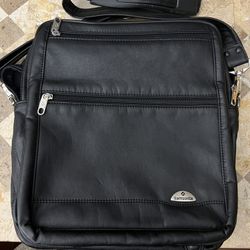 Samsonite Leather Travel Bag 