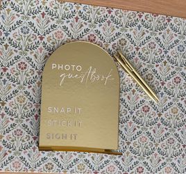 Photo guestbook sign