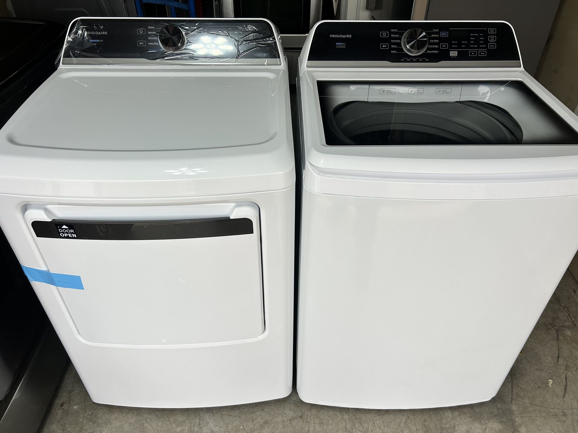 💥 BRAND NEW FRIGIDAIRE GLASS TOP WASHER & DRYER SET 💥