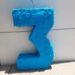 Number 3 Piñata For Birthday Parties
