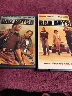 Bad Boys 1&2 VHS /dvd
