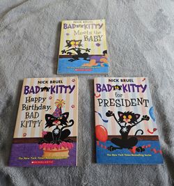 Scholastic Bad Kitty Book Lot by Nick Bruel