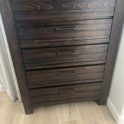Ashley dark brown chest