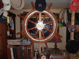 Authentic 8 spoke ship's wheel