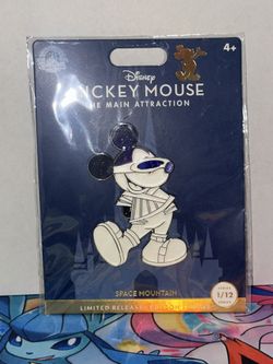 Disneyland Mickey Mouse Main Attraction Pin
