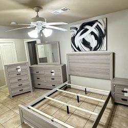Queen bedroom Set / Recámara nueva queen