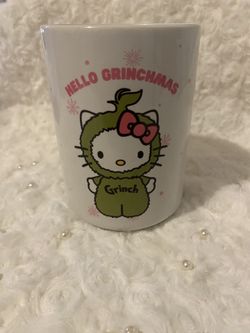 Grinch Hello Kitty Christmas  Mug