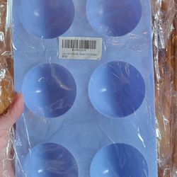 3 Pack Silicone Dome Shape Molds For Baking 