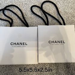 Chanel White Shopping Bag 