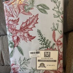 H.VERSAILTEX Blackout 2 Panels Set Christmas Floral Print Curtain 52Wx63L   NEW