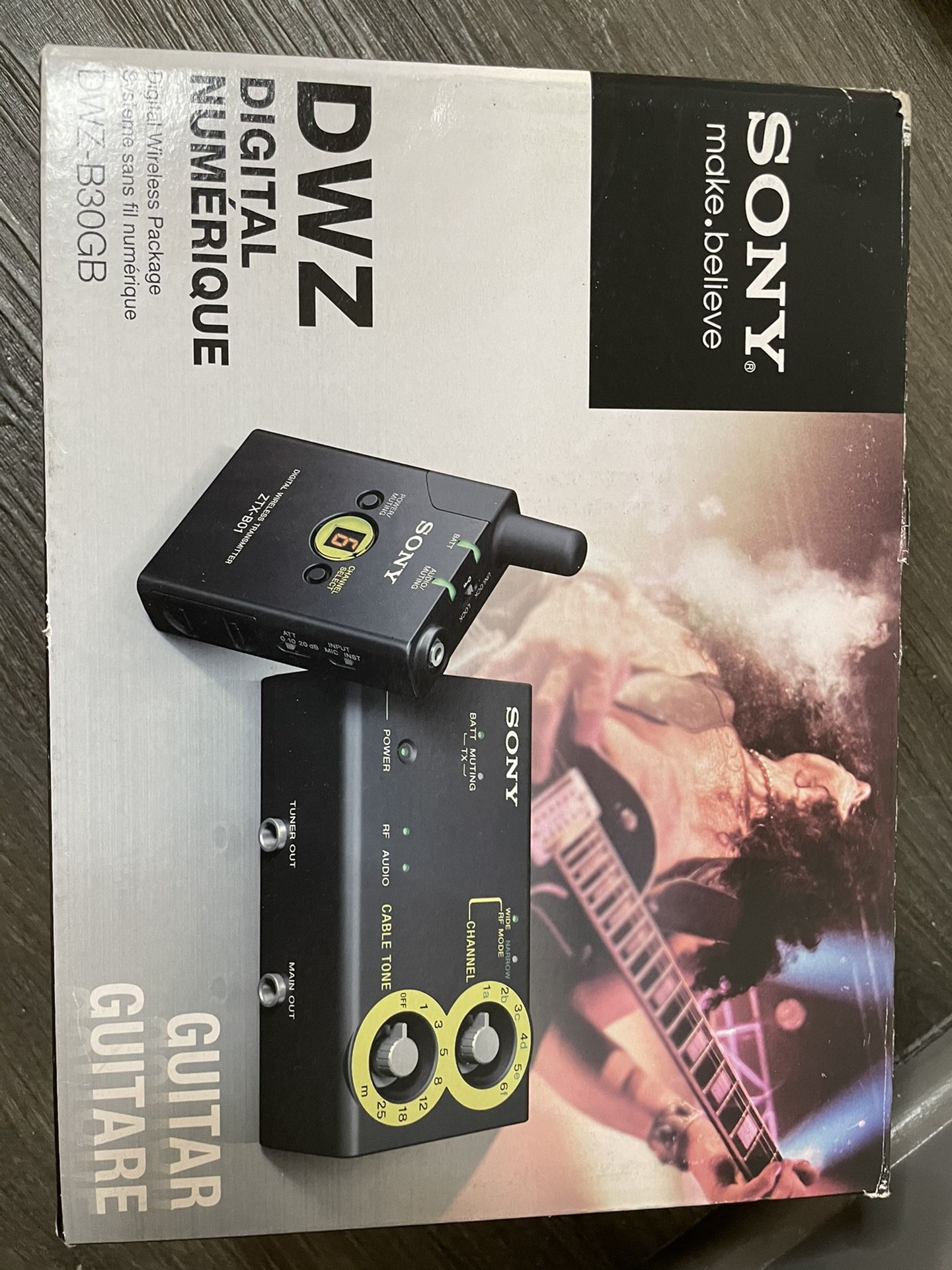 Sony Guitar Wireless package DWZ-B30GB