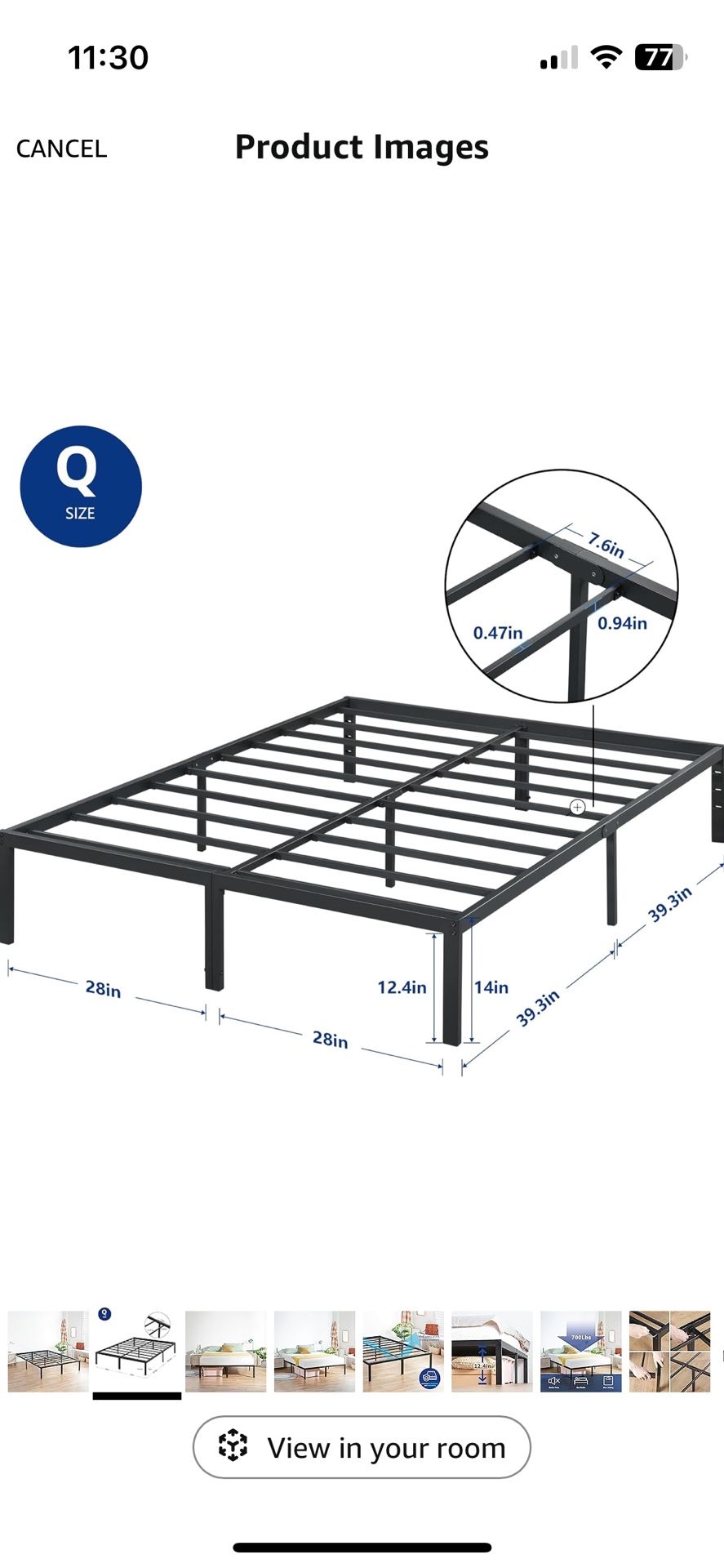 Queen Size Bed Frame