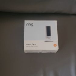 Ring Indoor Cam (newest model) — Home or business security in 1080p HD video, White