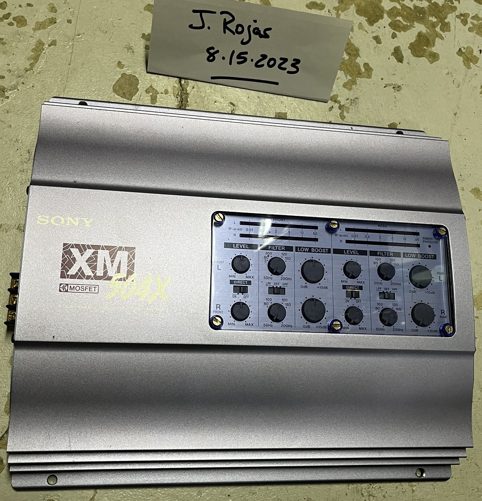 Sony XM-504X Amp for Sale in Santa Clarita, CA - OfferUp