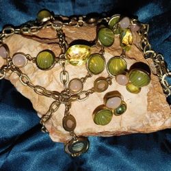 Talbot's Trendy Necklace/Earring Set