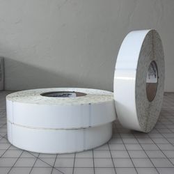 QuickLabel 1”x4.6” Blank Roll Labels (perforated)