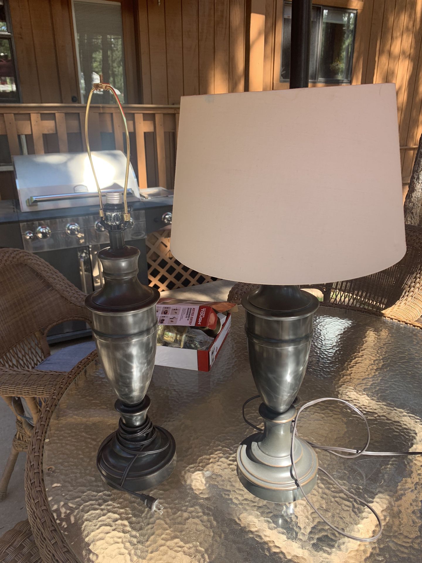 Two Matching Lamps 