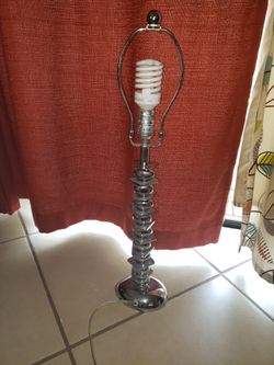 Mid Century Chrome Lamps 2
