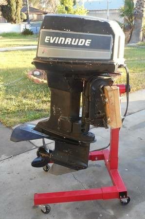 Evinrude 90 HP outboard motor "working & complete"
