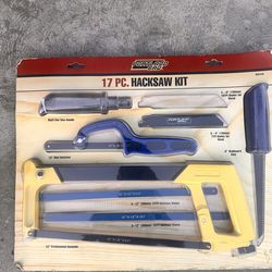 17 Pc Heavy Duty Portland Saw Professional Hacksaw 12" Blade