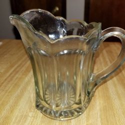 Antique 5" Heisey Colonial Pattern Peerless Glass Pitcher