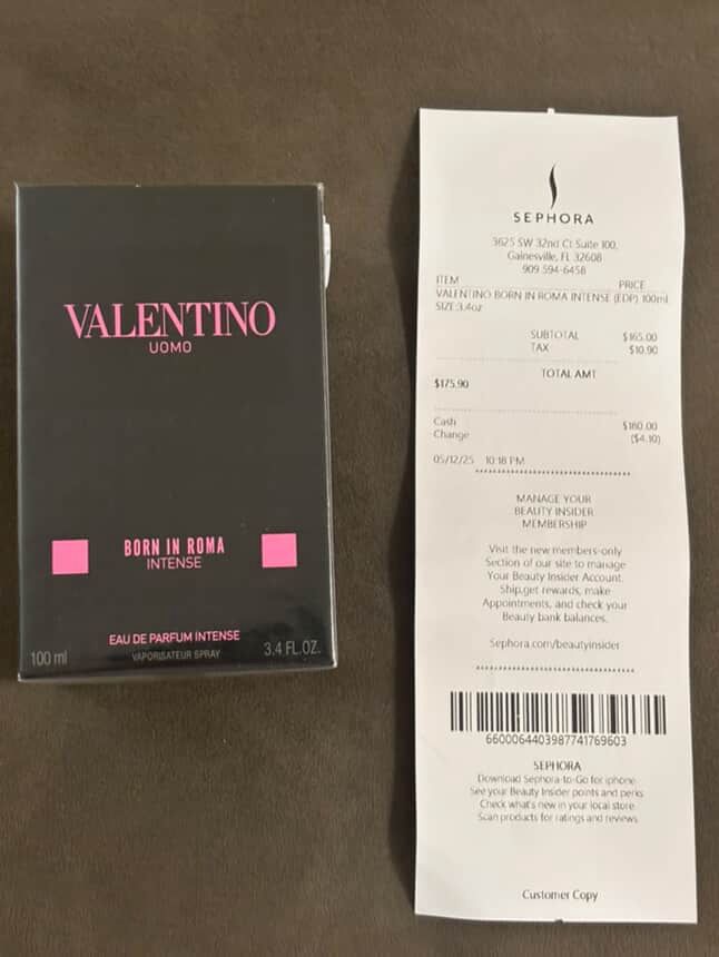 Valentino Cologne