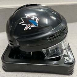 San Jose Sharks mini helmet