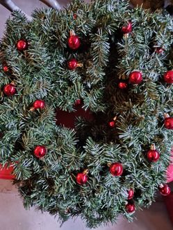 Christmas wreaths and garland