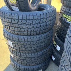 285/60/20.      ALL TERRAIN.   TIRES. 