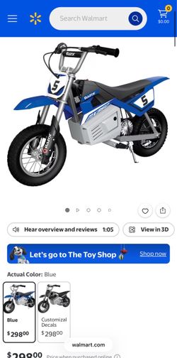 Razor electric motorcycle 24v 220$ runs very good still