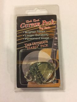 Rick Rock Guitar Pick key chain