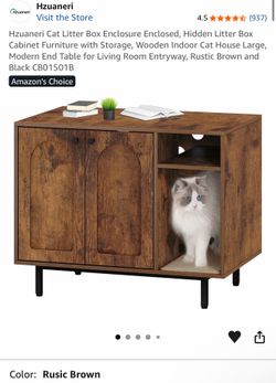 Cat Litter Box Enclosure