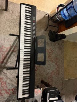 88 Key Keyboard Piano Digital Piano Keyboard, Electric Piano Set Dual Power Supply, 3 Teaching Modes, Bluetooth MIDI, Multi-Functional Interface, 1000