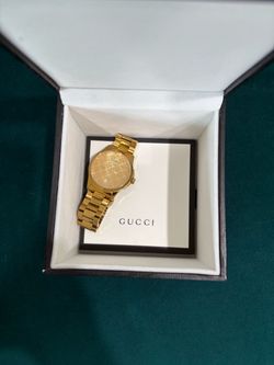 Gucci Gold-Tone Watch with Box
