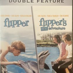 FLIPPER Double Feature (DVD-2006) Chuck Connors + Luke Halpin + Tom Helmore!