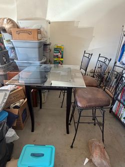Bistro Table with 3 chairs
