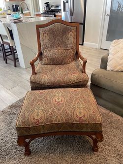 Chair and ottoman