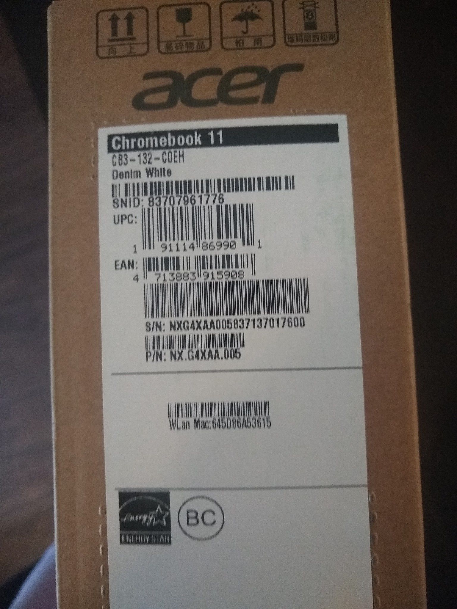 Brand New Acer Laptop Sealed in box- Acer Chromebook 11 CB3-132-COEH