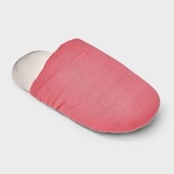 NWT Auden Women's Scuff Slippers with Soft Sole and Grippers - Coral M/L 8-10