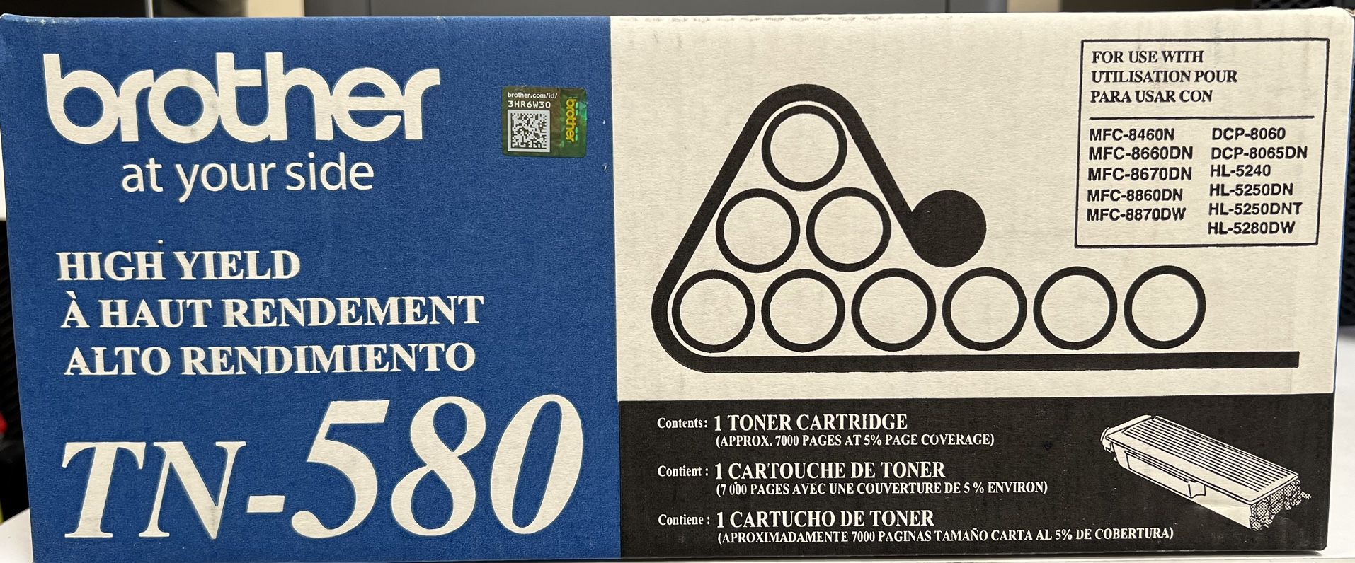 Brother TN-580 Toner Cartridge $35 OBO