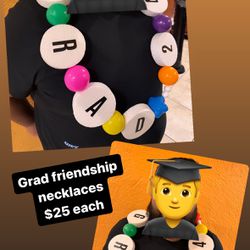 Oversized Grad 24’ Friendship Necklace 