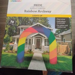 Rainbow archway