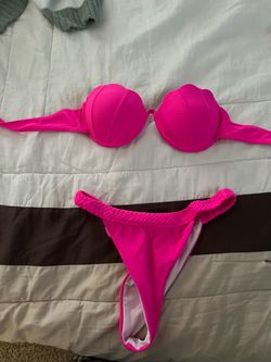 Pink bathing suit