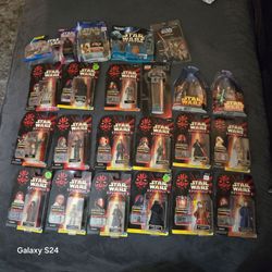 Vintage Star wars episode 1 action figures 24 piece collection