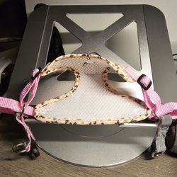 🌸 Pink Floral Dog Harness + Leash Set 🐶✨ Like New