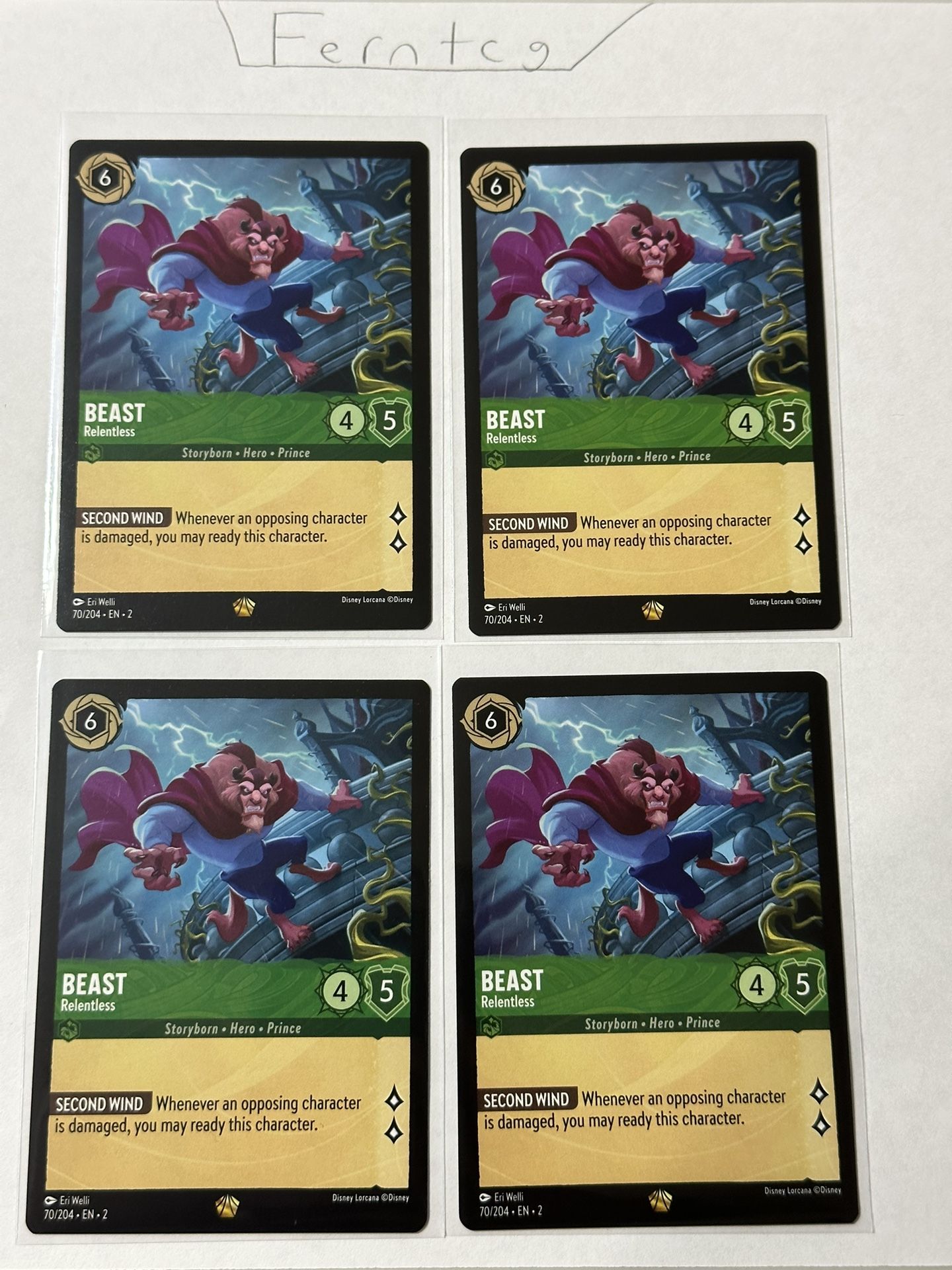 Disney Lorcana Singles and Playsets Personalized (Read Description!)