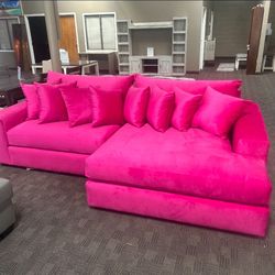 PINK Sectional Sofa 