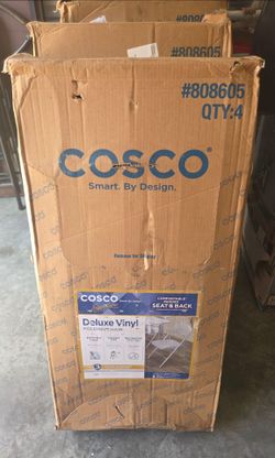 Cosco Signature Vinyl Padded Folding Chairs