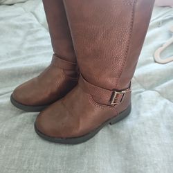 Toddler Brown Boots 7 C oshkosh b gosh